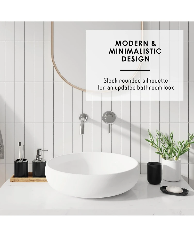 Clara Clark Piece Complete Bathroom Set with Shower Caddy