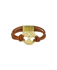 Patricia Nash Wrapped Leather Collection Magnetic Snap Bracelet