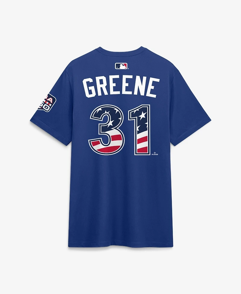 Nike Men's All-Star Game American League Riley Greene Rush Blue Name & Number T-Shirt