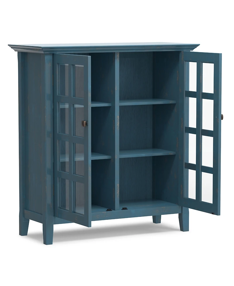 Simpli Home Acadian 42.2" Wood Medium Storage Cabinet