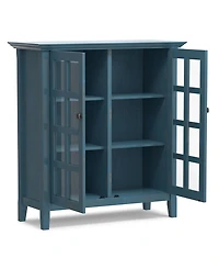 Simpli Home Acadian 42.2" Wood Medium Storage Cabinet