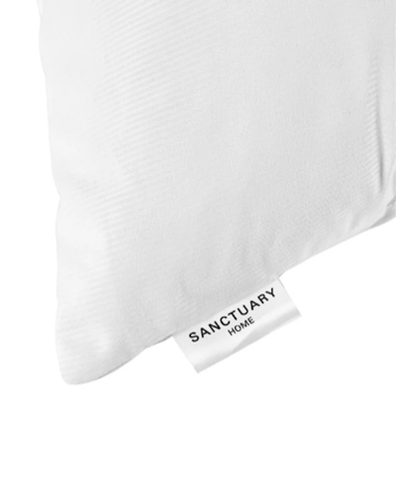 Sanctuary 2-Pack Pinstripe Embossed Jumbo Pillow, Standard