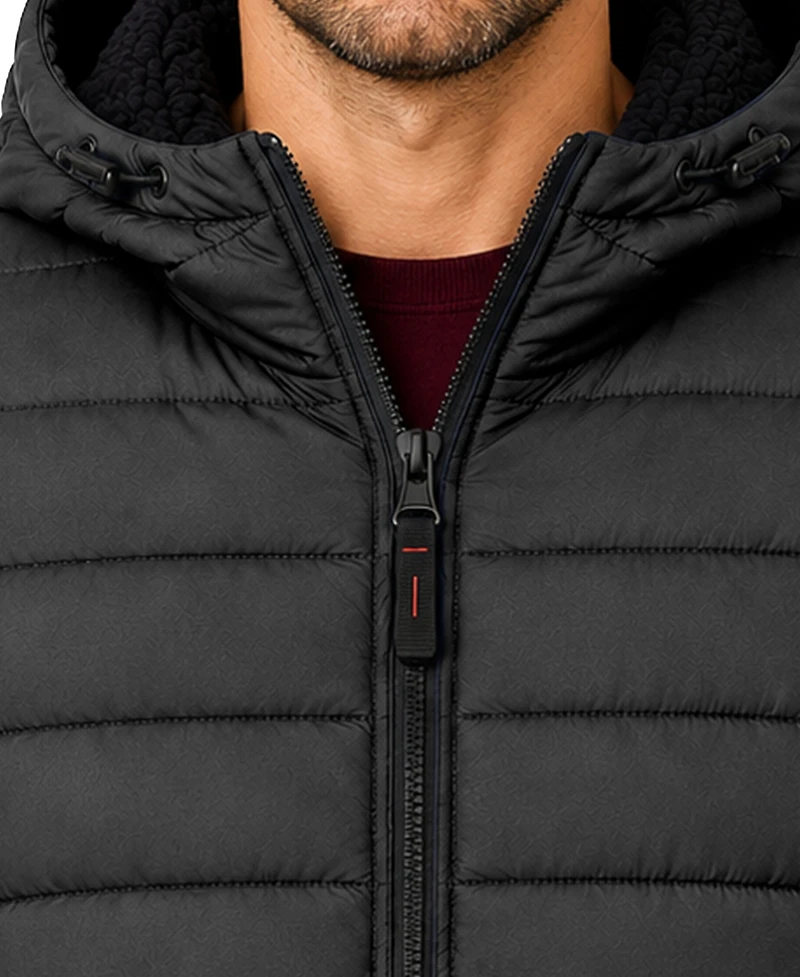 Hawke & Co. Men's Stretch Hooded Sherpa Lined Jacket