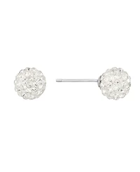 Macy's 8mm Crystal Ball Stud Earrings