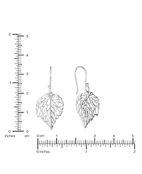 Macy's Laser Cut Maple Leaf Drop Earrings