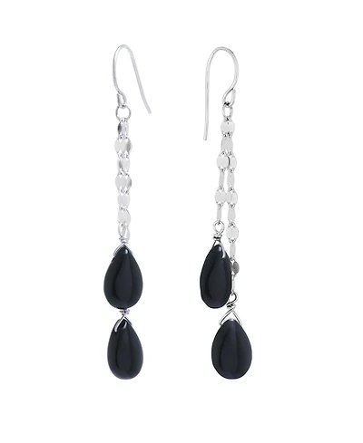 Macy's Double Teardrop Chain Drop Earrings