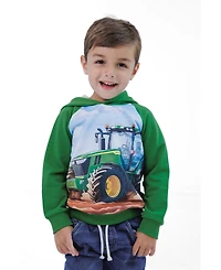 John Deere Little Boys' (5-7) Fleece Hooded Sweatshirt