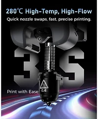 Flashforge CoreXY 3D Printer 600mm/s 280degree(s) High Speed Printer 1 Click Auto Leveling Direct Extruder Quick Swap Nozzle 220×220×220mm