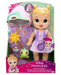 Disney Princess Rapunzel 12" Bathtime Baby Doll with Water Squirters, Ages 3+