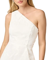 Adrianna Papell Women's Embroidered Ruffle Gown