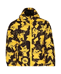 Pokemon Pikachu Boys' ( 4 to 16 ) Hooded Puffer Coat