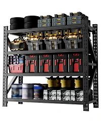 Streamdale Furniture 5000 Lbs Heavy Duty 4-Shelf Adjustable Metal Garage Storage Unit