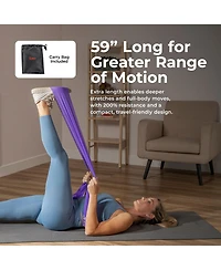 Sunny Health & Fitness 5-Level Resistance Band Set, 3-30 lbs