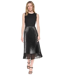 Dkny Women's Scoop Neck Sleeveless Midi Dress