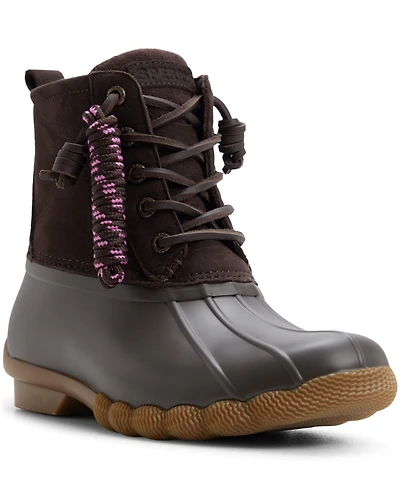 Sperry Women's Saltwater Lace-Up Duck Booties