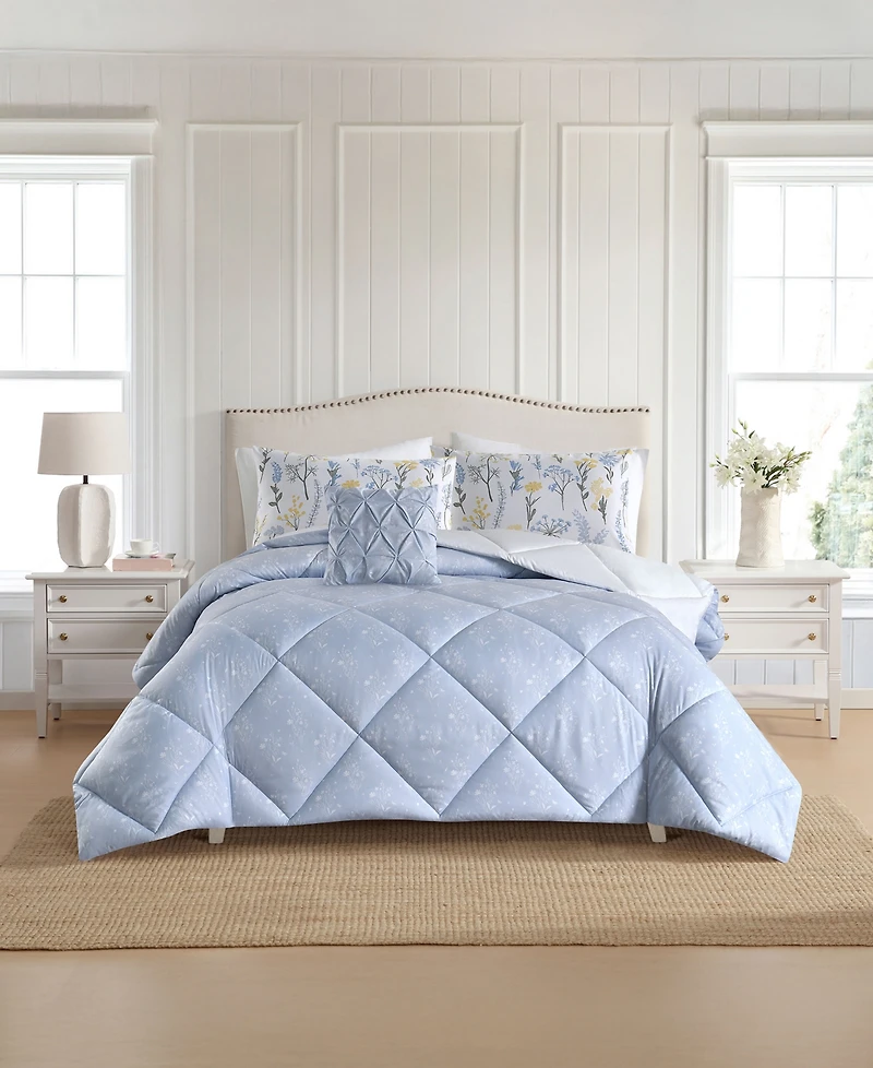 Lenox Wildflower 3-Piece Comforter Set, Twin