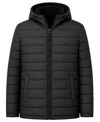 Hawke & Co. Men's Stretch Hooded Sherpa Lined Jacket