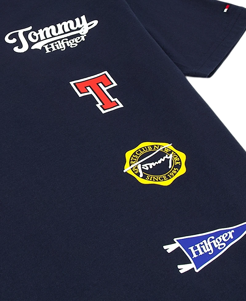 Tommy Hilfiger Boys' 8-20 Collegiate Stack Short-Sleeve T-Shirt