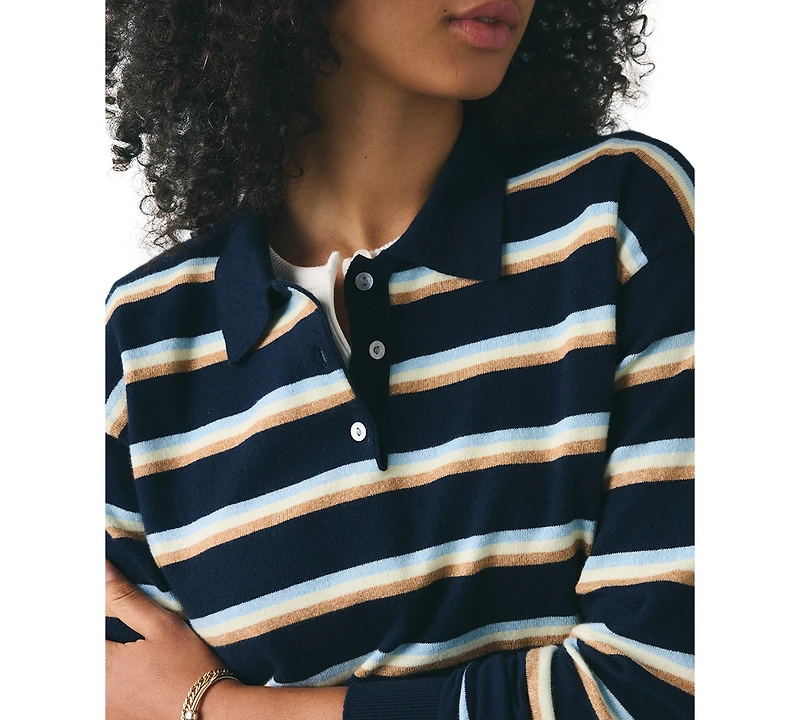 Levi's Women's Long-Sleeve Polo Sweater