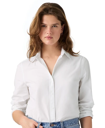 Levi's Women's Carlile Classic Poplin Long-Sleeve Shirt