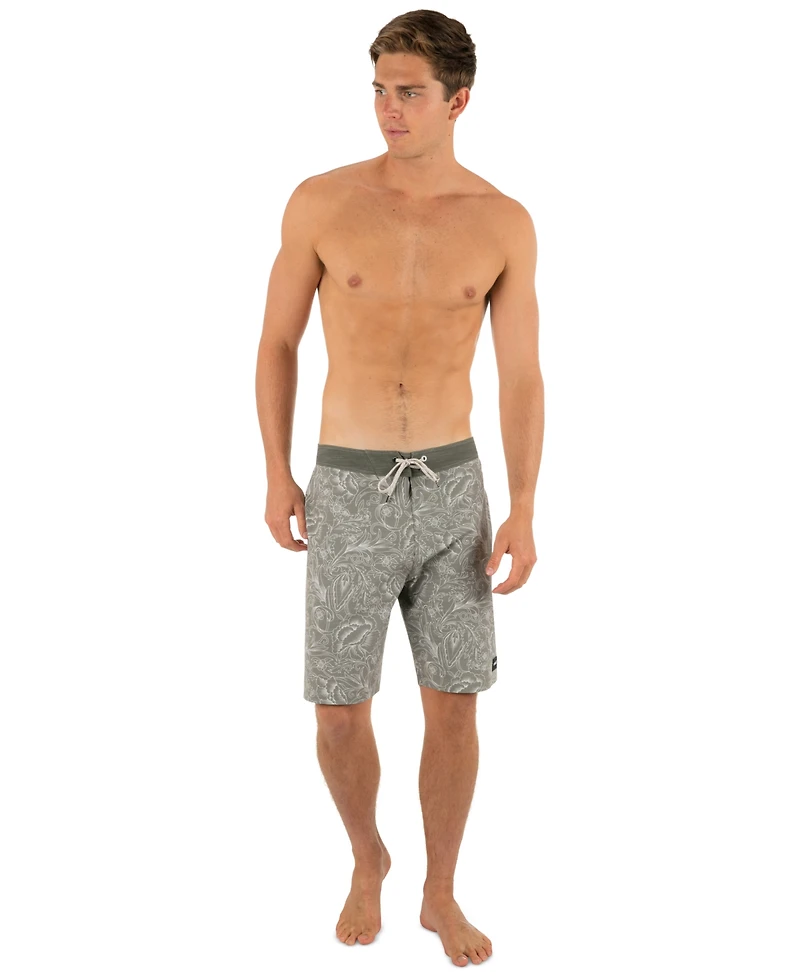 Hurley Men's Floral 4-Way Stretch Quick Dry Swim Shorts