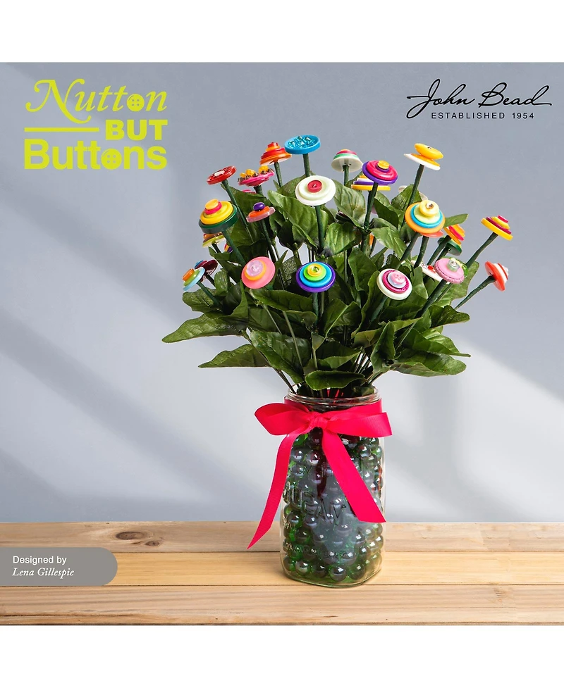 John Bead Nutton but Buttons Mixed Sizes for Diy Crafts, 130g