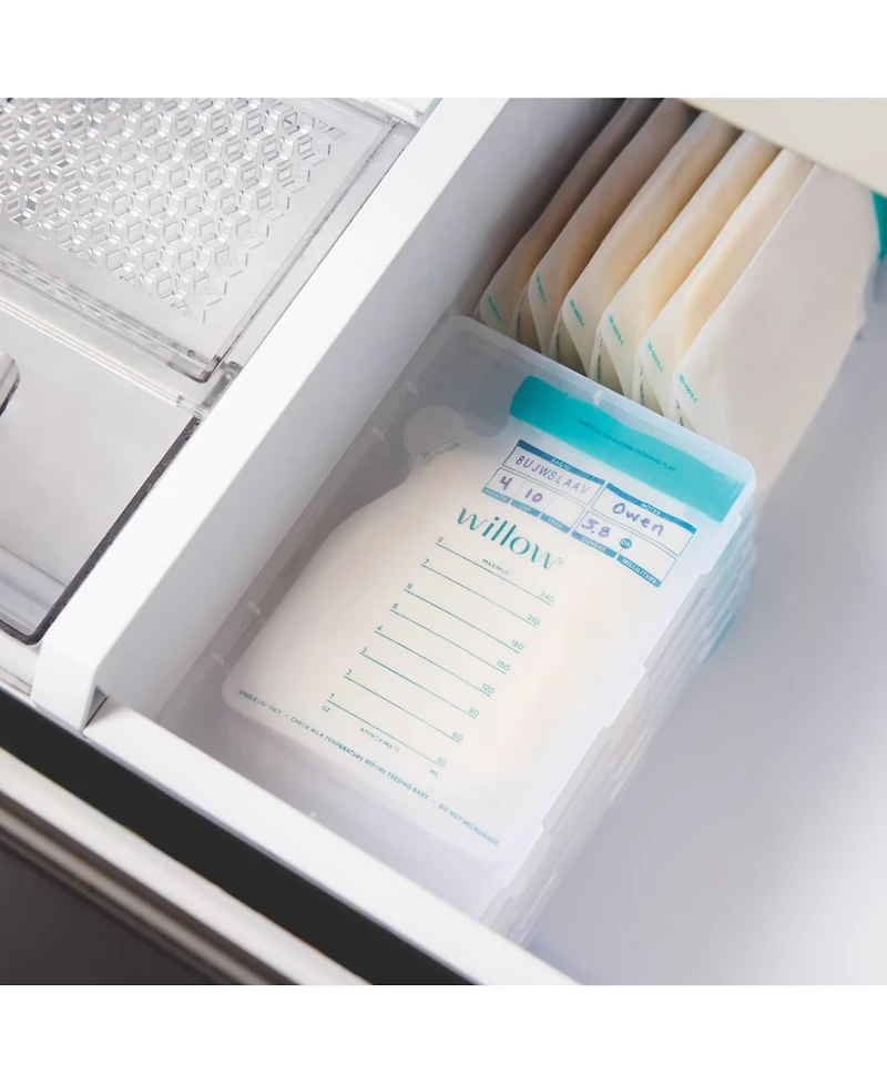 Willow Breast Milk Storage Bag Flatteners