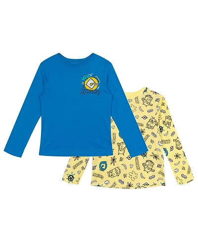 Minions Toddler Boys 2-Pack Long Sleeve T-Shirts