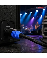 5 Core Speakon to 1/4" Twist-Lock Audio Adapter, for Speakon/1/4" Devices