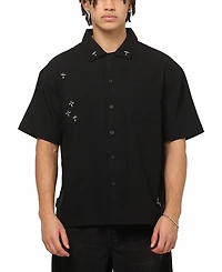 Saint Morta Men's Credo Linen Button Up Shirt