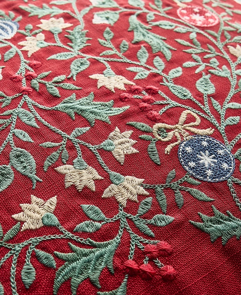 Charter Club Jolly Christmas Tree Decorative Pillow, 20" x 20", Macy's Exclusive