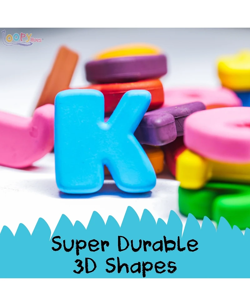 Loopy Hues Bendable and 3D Shaped Crayons