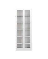 sumyeg 72" Tall Kitchen Pantry Cabinet with 5 Adjustable Shelves, Freestanding Metal Storage Cabinet