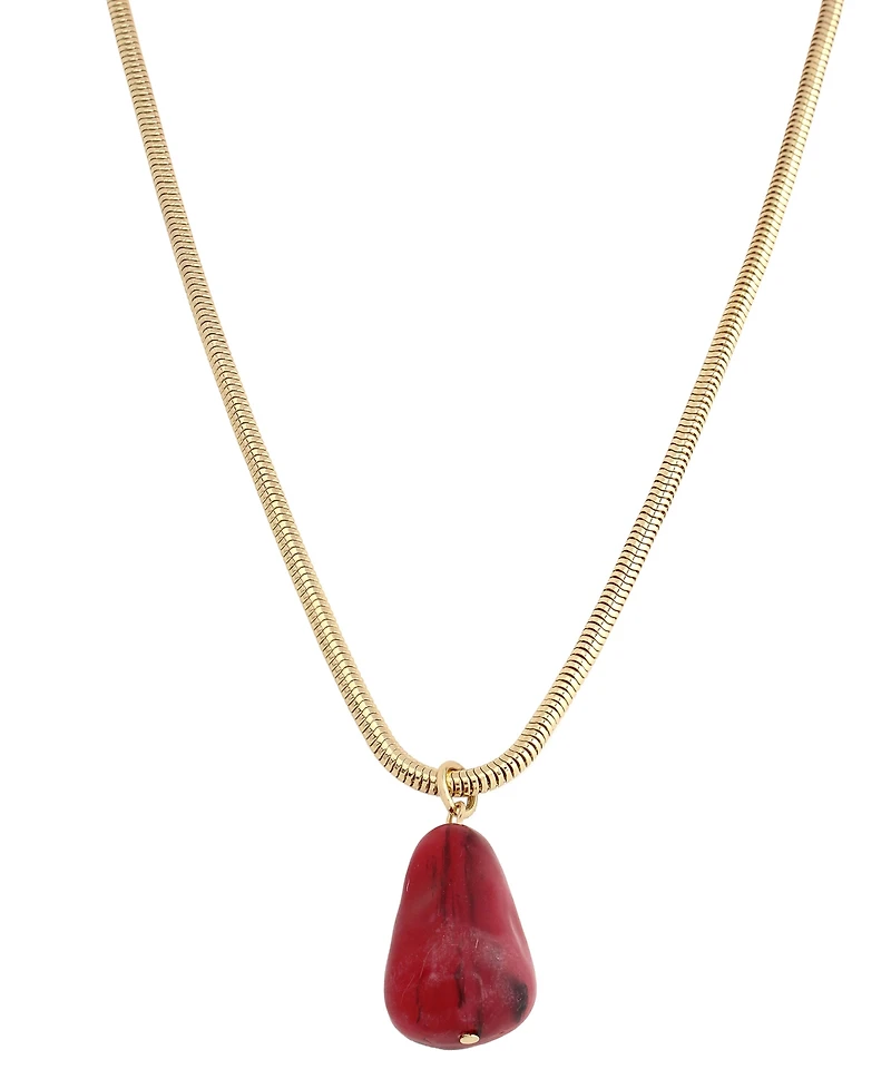 Robert Lee Morris Soho Jasper Stone pendant Necklace