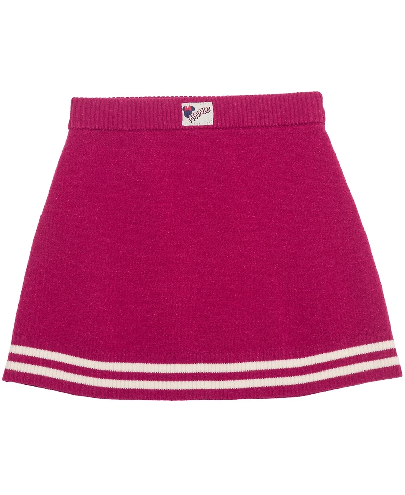 Disney Girls' 2T-6X Minnie Mouse Sweater Varsity Skirt, 2-Piece Set