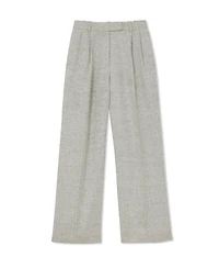 Reiss Petite Ezra Herringbone Straight-Leg Suit Pants