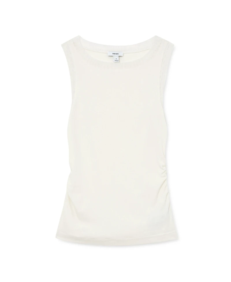 Reiss Women's Trinny Sleeveless Ruched Vest