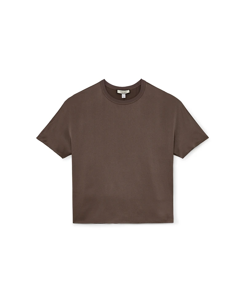 Reiss Women's Lena Silk Short-Sleeve Top
