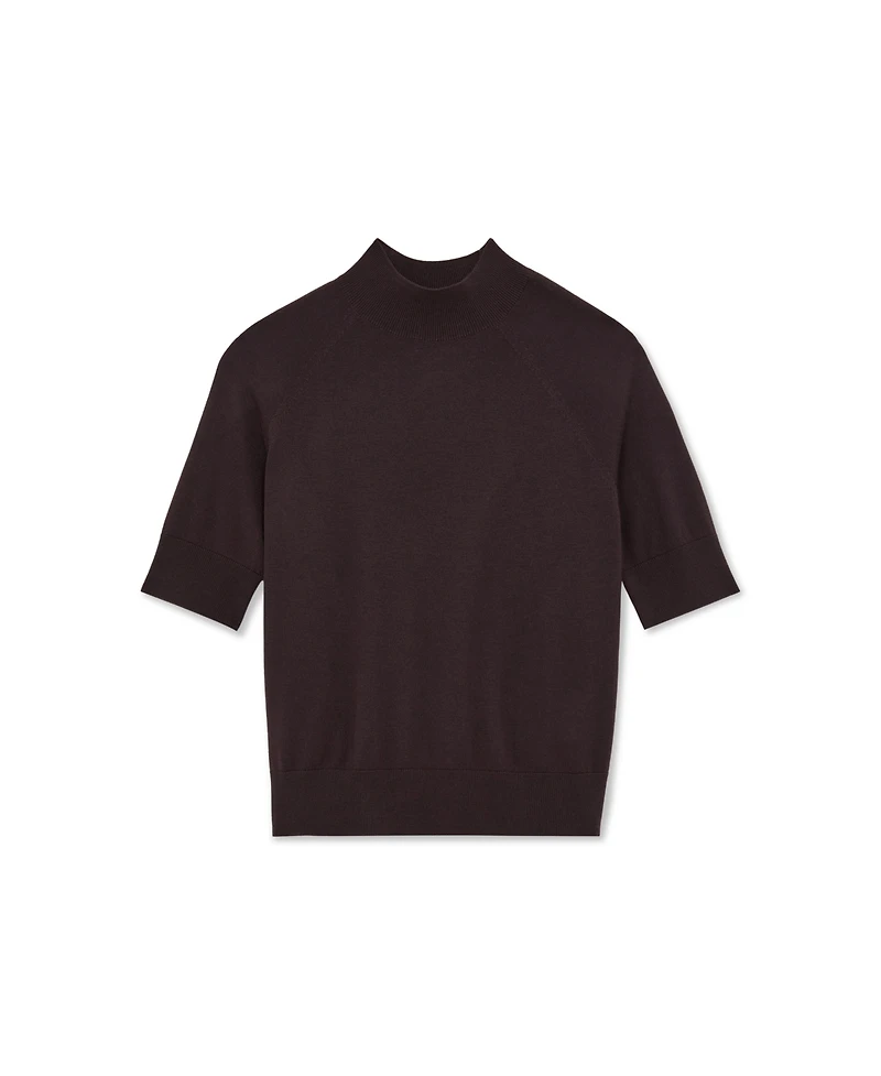 Reiss Women's Sienna Merino Wool Funnel-Neck Top