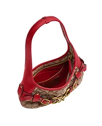 Coach Belted Ergo Signature Jacquard Small Shoulder Handbag 26