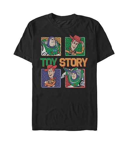 Fifth Sun Men's Toy Story Ninties Foursquare T-Shirt
