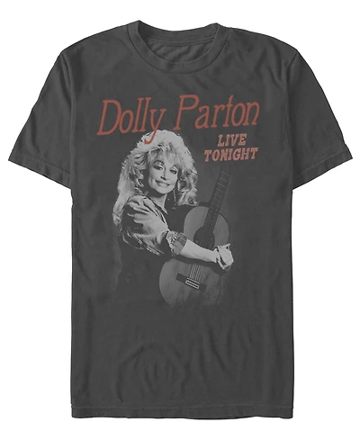 Fifth Sun Men's Dolly Parton Dolly Live Tonight T-Shirt