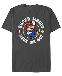 Fifth Sun Men's Nintendo Here We Go T-Shirt