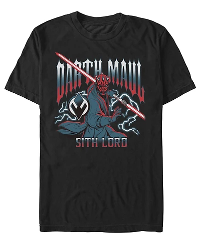 Fifth Sun Men's Star Wars Maul Lightning T-Shirt