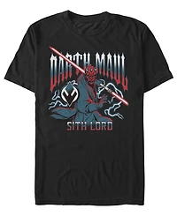 Fifth Sun Men's Star Wars Maul Lightning T-Shirt