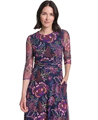 Jessica Howard Women's Crew Neck Dress