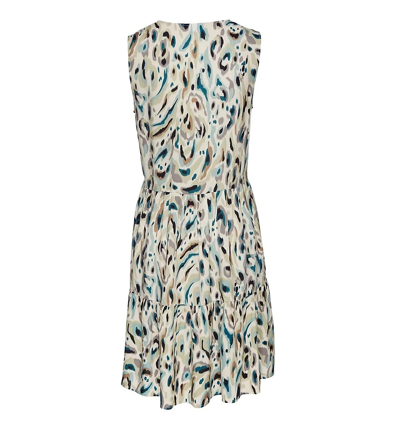 Lascana Women's Button Up Tiered Dress