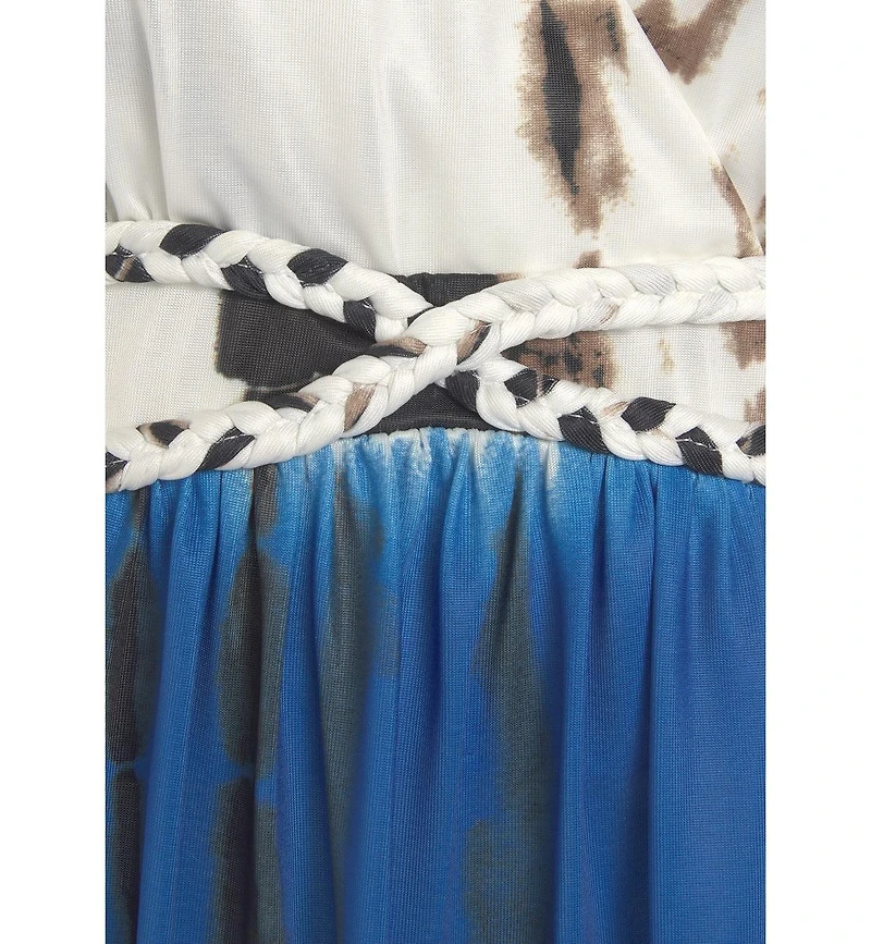 Lascana Women's Tie Dye V-Neck Dress