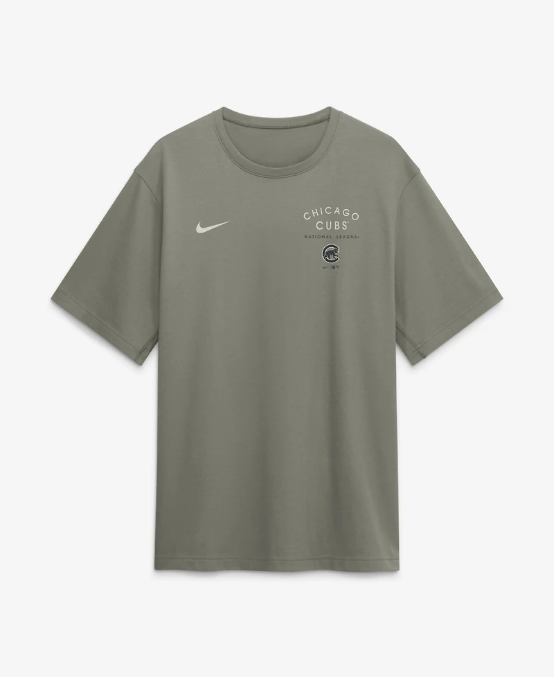 Nike Men's Olive Chicago Cubs Statement Dri-fit Primary T-Shirt