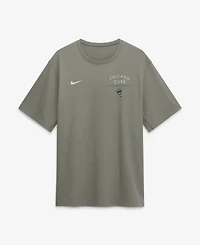 Nike Men's Olive Chicago Cubs Statement Dri-fit Primary T-Shirt